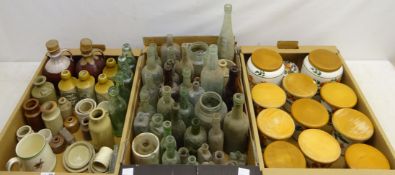 19th century and later stoneware & glass bottles including W.