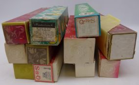 Nine QRS Player piano rolls & one other in original boxes