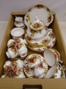 Royal Albert Old Country Roses dinner and tea ware for six
