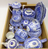 Matched set of Spode Italian tea, coffee and tableware comprising coffee pot, teapot, cups, saucers,