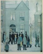 'The Arrest', limited edition print No.214/850 after Laurence Stephen Lowry R.A.