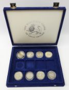 Collection of George III and later Great British silver coins; 1819, 1821, 1844, 1891, 1896,