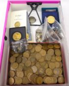 Collection of Great British and World coins including; 1902 nickel,