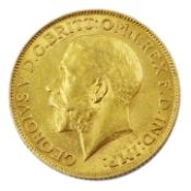 King George V 1911 gold full sovereign Condition Report <a href='//www.