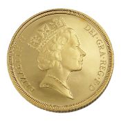 Queen Elizabeth II 1986 gold full sovereign Condition Report <a href='//www.