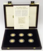 'The Golden Jubilee Six Gold Coin Collection' comprising six 9ct gold coins,