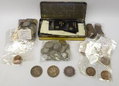 Collection of mostly Great British coins including; George III 1820 crown,