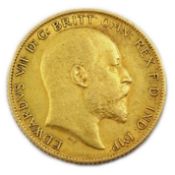 King Edward VII 1907 gold half sovereign Condition Report <a href='//www.