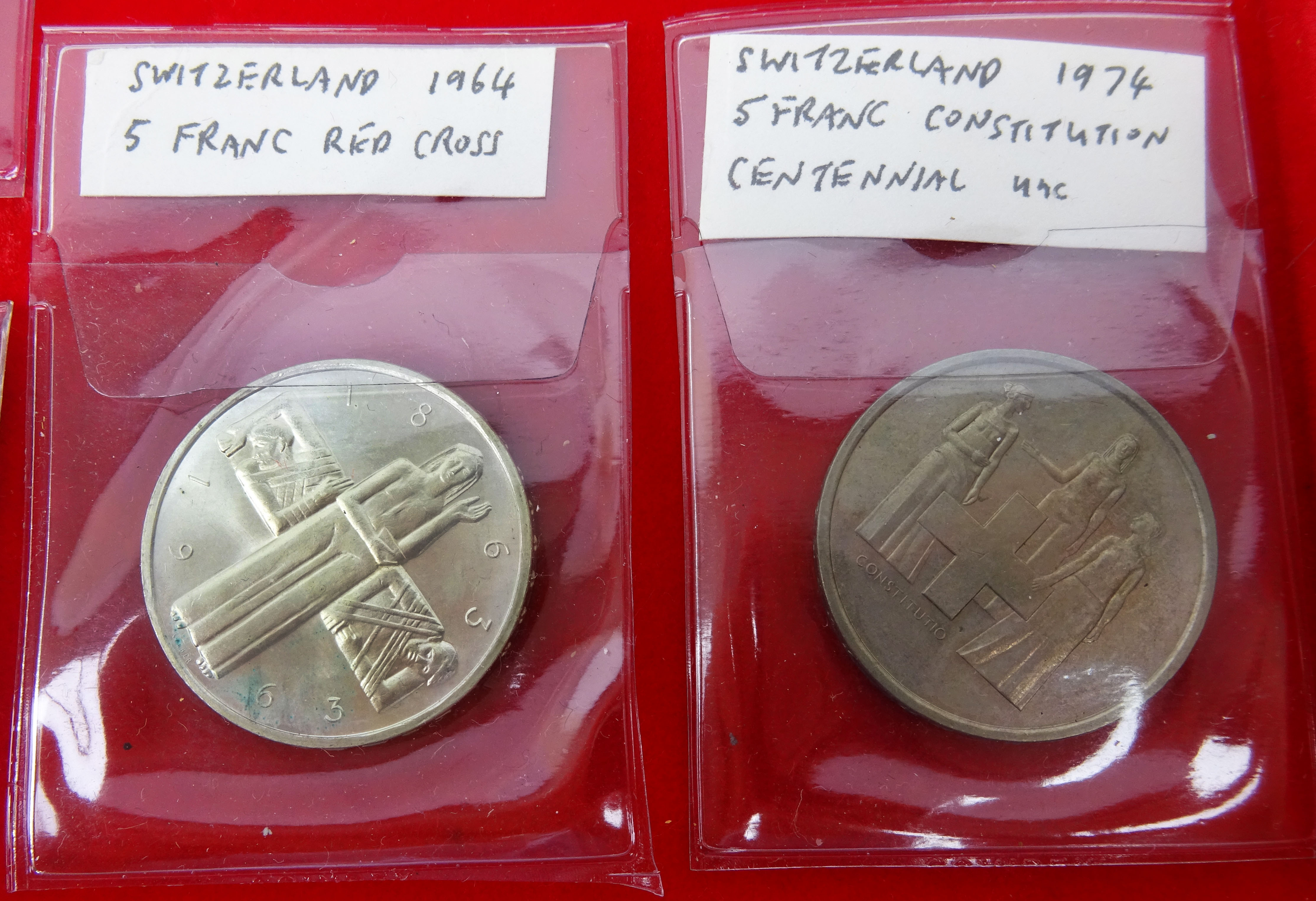 Thirteen 19th century and later Swiss five Franc coins including; shooting festival 1861, 1872, - Image 5 of 8