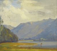 John William Howey (Staithes Group 1873-1938): Lake District scene,
