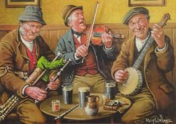 Roy Wallace (Irish 20th century): 'The Musicians',