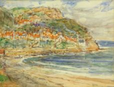 Rowland Henry Hill (Staithes Group 1873-1952): Runswick Bay,