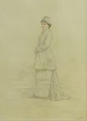 Oliver Francois Xavier Sarony (Canadian/British c1819-1879): Full Length Portrait of a Lady,