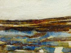 J McNaught (Scottish Contemporary): 'Broad Bay Shoreline', mixed media,