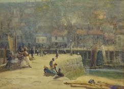Walter Emsley (British 1860-1938): Tate Hill Pier Whitby,