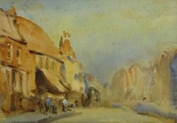 Horace A Mummery (British 1867-1951): 'Trams at Hammersmith' 'Recollections of Edgeware' &