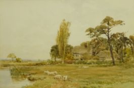 Edmund Morison Wimperis (British 1835-1900): Farm by the River,