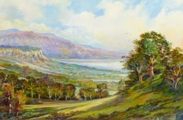 Bruce Kendall (British Contemporary): 'Cartmel Fell' Lake District,