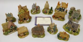 Fourteen Lilliput Lane Cottages from the 'English Collection',
