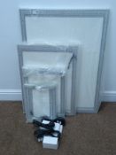 LED snap frames with transformers, 1x A4, 1x A3, 1x A2,
