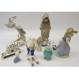 Three Lladro figures; Afghan Hound, 'Special Gift' no.