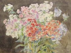 Still Life of Flowers, watercolour signed by Annie Keene (British exh.