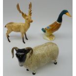 John Beswick Ram, Beswick Mallard no.