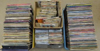 Collection of vinyl LP's and singles including, Beats International, Doctor & The Medics,