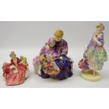 Three Royal Doulton figures 'Phyllis' HN 1420,