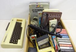 Commodore Vic-20 colour computer, with 'An Introduction to Basics' parts one and two,