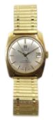 Tissot Visodate Seastar Seven automatic gold-plated wristwatch Condition Report