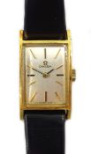 Lady's Omega goldplated manual wristwatch Condition Report Original Omega winder and