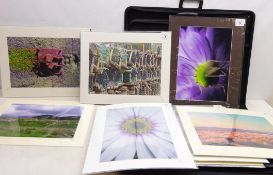 Large collection of colour prints and photographic prints, mostly mounted unframed,