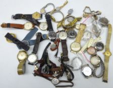 Ladies & Gents wristwatches, including Ingersoll, Smiths, Sekonda, Timex,