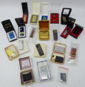 Assortment of vintage lighters including Imco, Colibri, Kingsway,