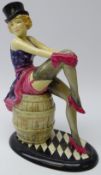 Kevin Francis 'Marlene Dietrich' ceramic model produced by Peggy Davis, H22.