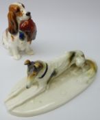 Karl Ens model of a Borzoi L22cm and Royal Doulton Cocker Spaniel with pheasant catch (2)