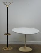 Arkana style circular table, tulip shaped base (D99cm, H72cm),