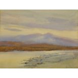 Scottish Landscape, watercolour signed and dated '01 by Albert George Strange (British c.