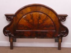 Victorian mahogany double headboard, W156cm Condition Report <a href='//www.