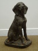 Sitting resin dog, W38cm, H60cm, D28cm Condition Report <a href='//www.