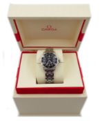 Omega ladies Seamaster Professional 300m stainless steel quartz wristwatch no 92418700 calibre