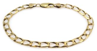 9ct gold chain bracelet hallmarked hallmarked 22cm Condition Report 8.