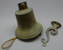 Ship's bronze bell, not named but probably from a Scarborough Fishing Boat,