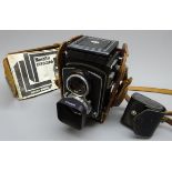 Minolta Autocord Twin Lens Reflex camera with Chiyoko Rokkor f3.5/75mm lens No.