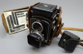 Minolta Autocord Twin Lens Reflex camera with Chiyoko Rokkor f3.5/75mm lens No.