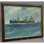 Tommy Robson (20th Century) Ship's Portrait of the Scarborough Fishing Boat 'St.
