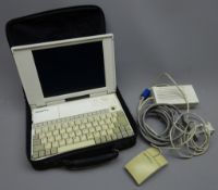 Retro Peacock TS32-25 Lap Top computer, white case with 19.5cm x 14.