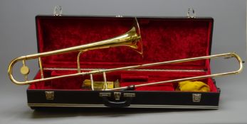 French Henri Selmer brass trombone, serial no.