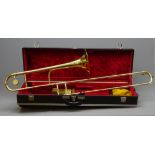 French Henri Selmer brass trombone, serial no.